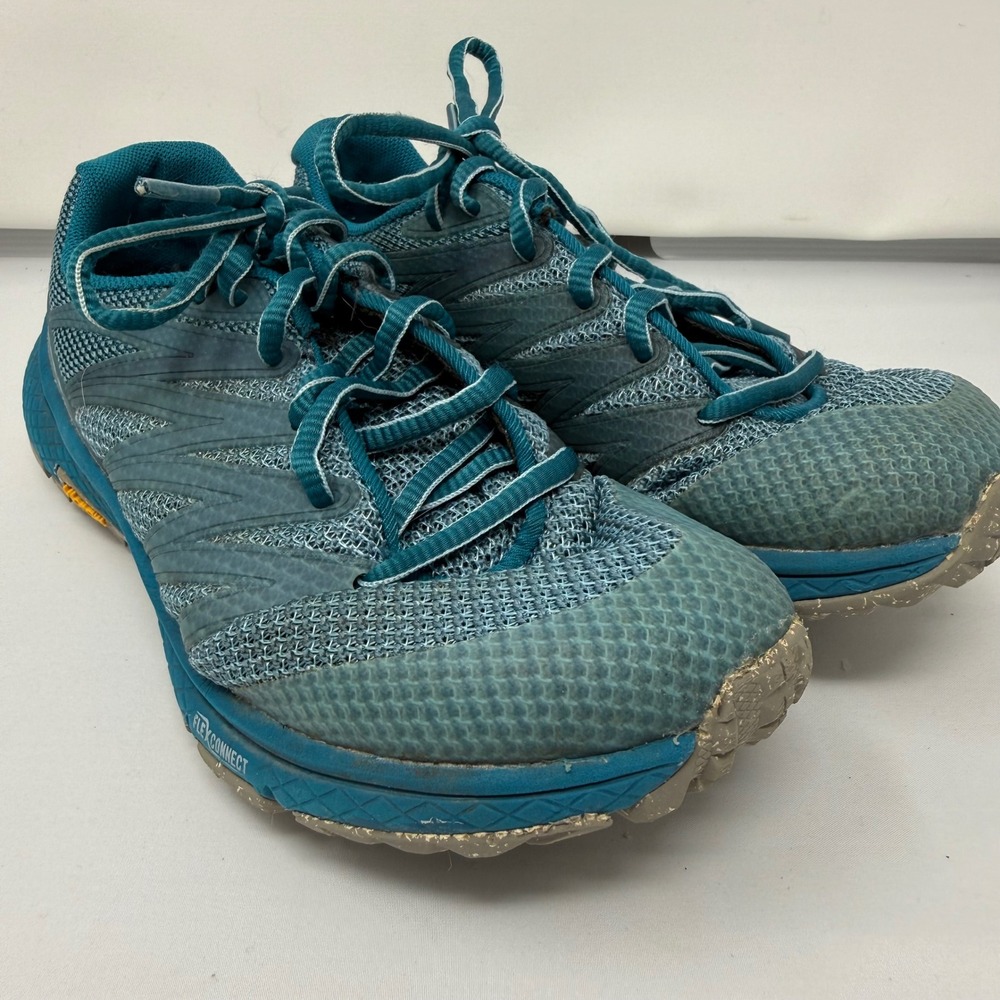 Merrell Bare Access XTR Sweeper Womens 5.5 Trail Running Shoes Teal Blue J99956